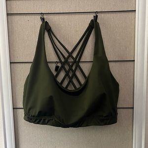 2/$18 😍 Victoria Secret Sport Olive green  Bra size L